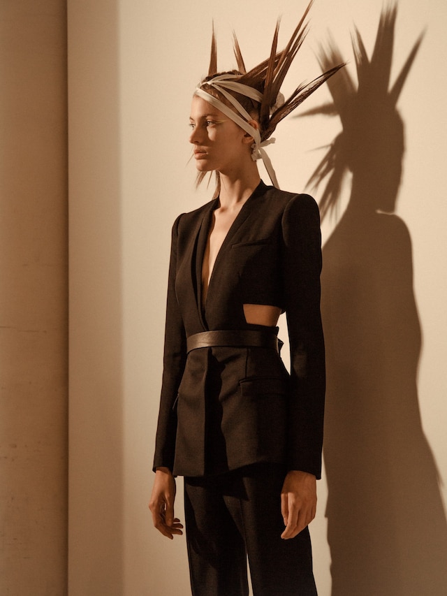 Haider Ackermann SS17 PFW womenswear backstage Dazed 26