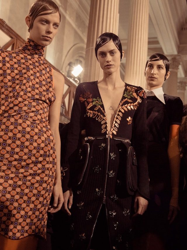 Givenchy SS17 PFW womenswear backstage Dazed 3