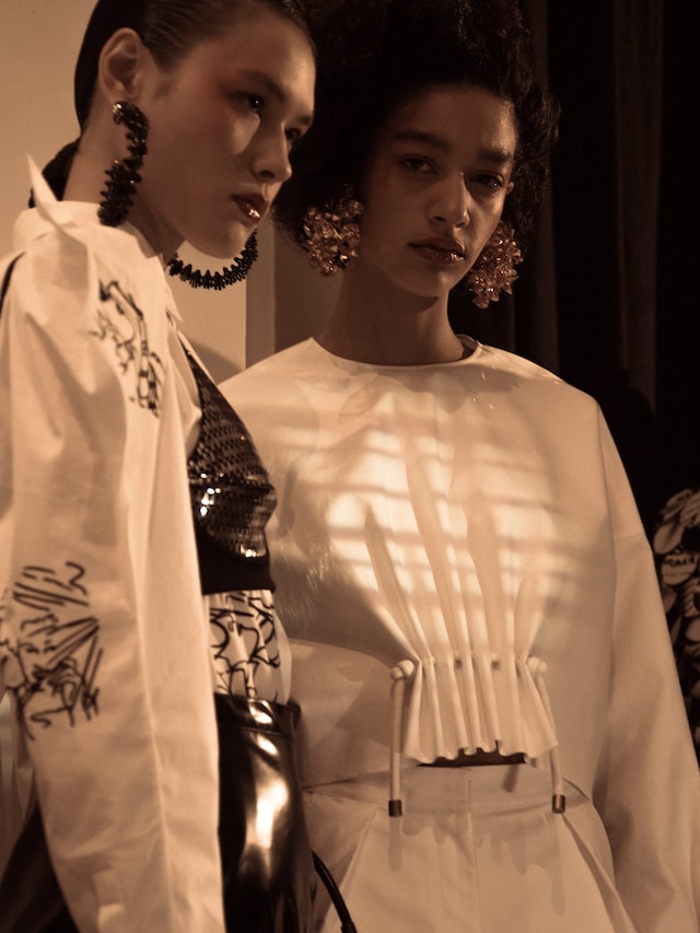 Backstage at Kenzo SS17 Womenswear PFW Dazed 9