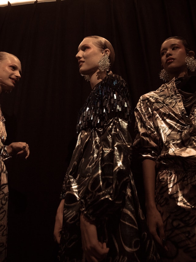Backstage at Kenzo SS17 Womenswear PFW Dazed 14