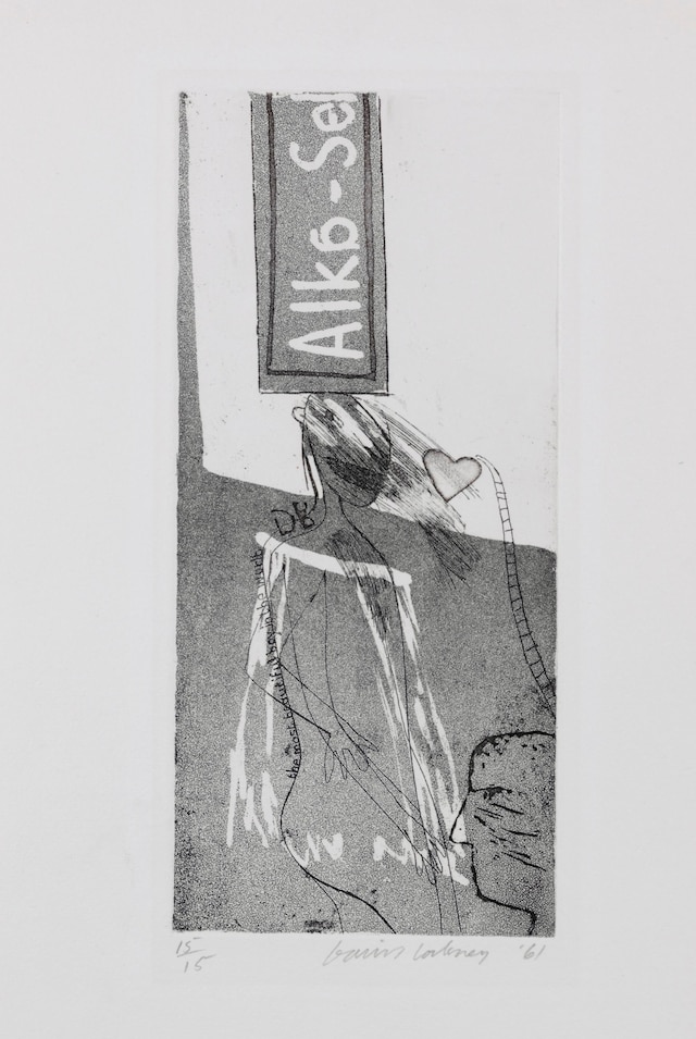 David Hockney Early Etchings Rare 8