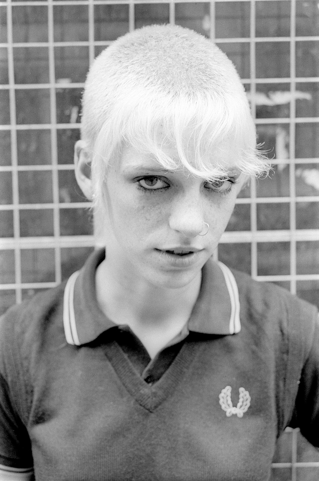 Skinhead girl wearing Fred Perry Polo Shirt, Londo 7