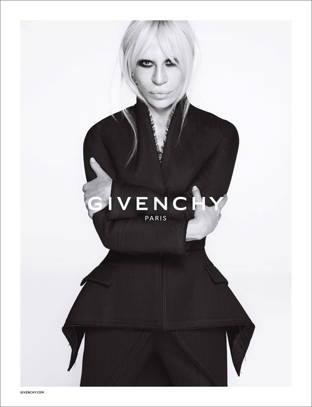 Donatella Versace for Givenchy AW15 campaign
