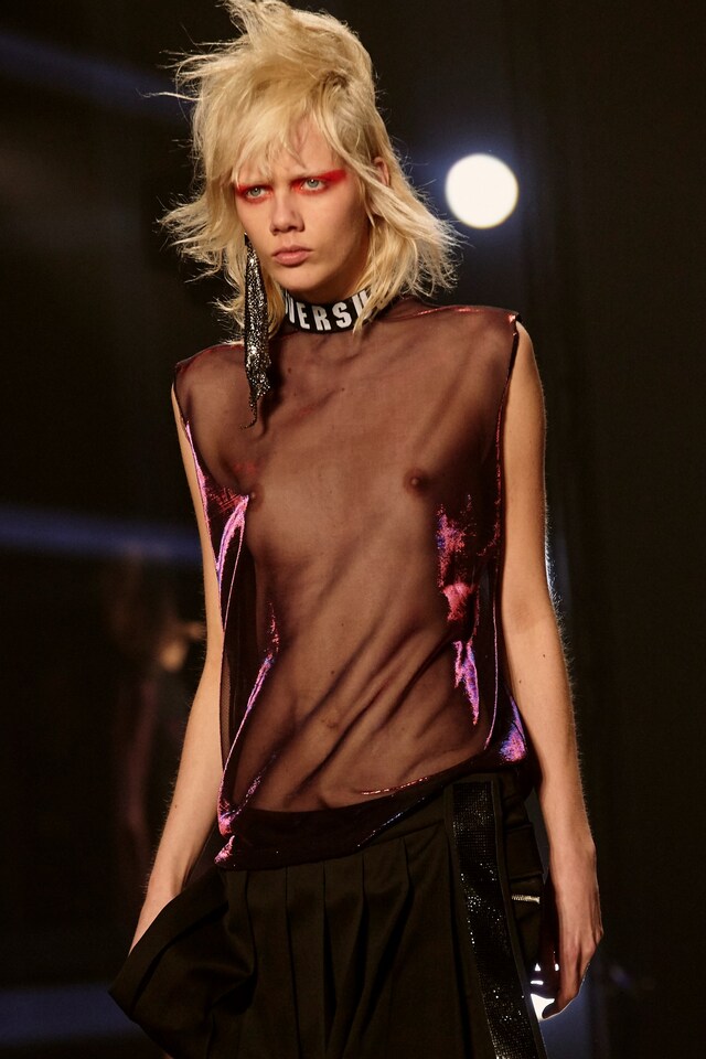 Versus Versace AW17 womenswear London LFW dazed 7