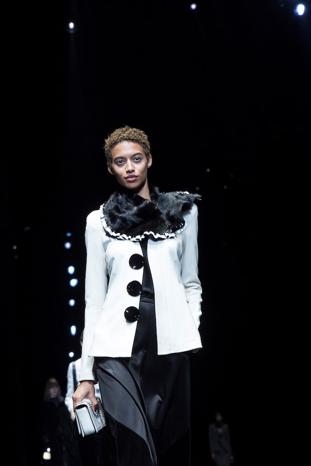 Emporio Armani AW17 womenswear milan dazed 1
