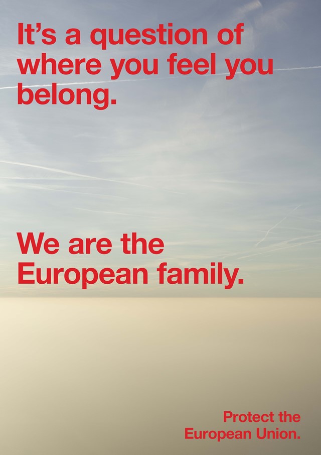 Campaign poster Protect the European Union, Jon van Bennekom