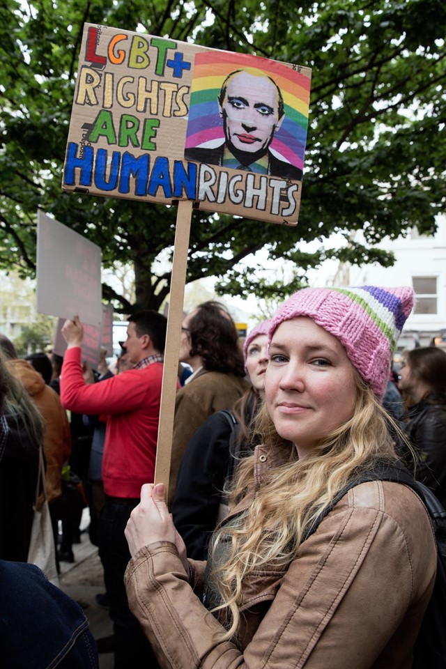 London Protests Chechnya S Gay Concentration Camps Dazed