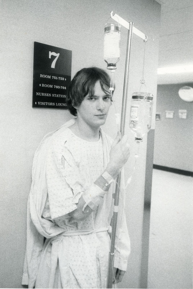 Richard Lloyd in the hospital 1977 - photography by GODLIS 10