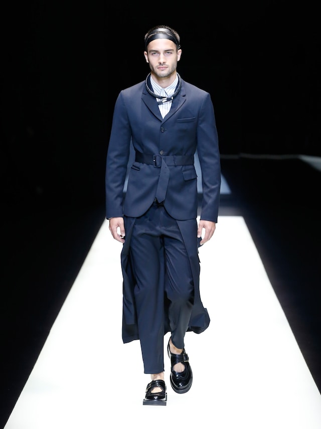 emporio armani ss18 milan menswear giorgio 1