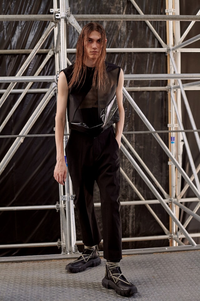 Rick Owens SS18 menswear paris show backstage 3