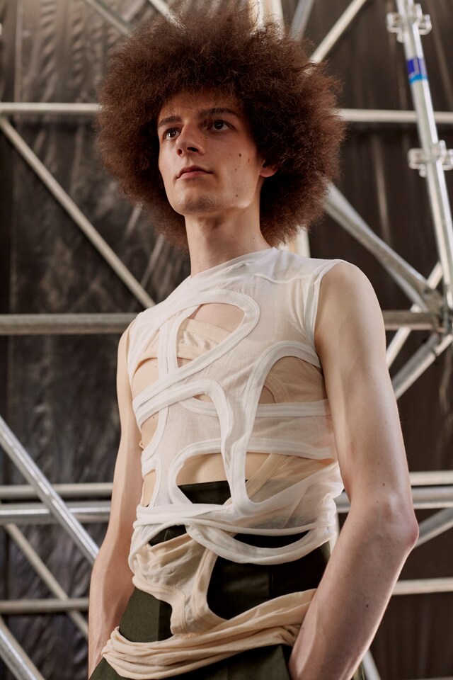 Rick Owens SS18 menswear paris show backstage 9