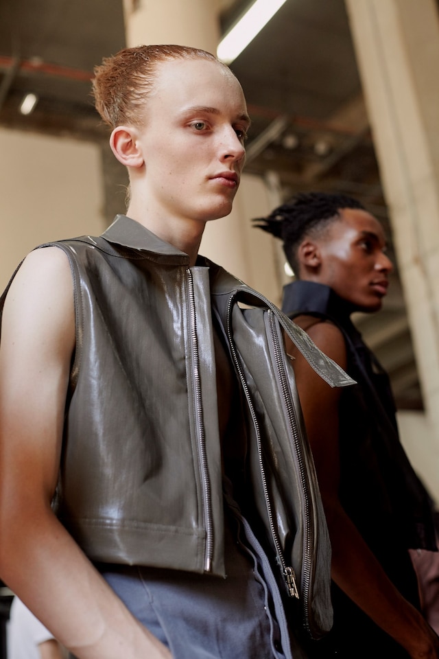 Rick Owens SS18 menswear paris show backstage 11