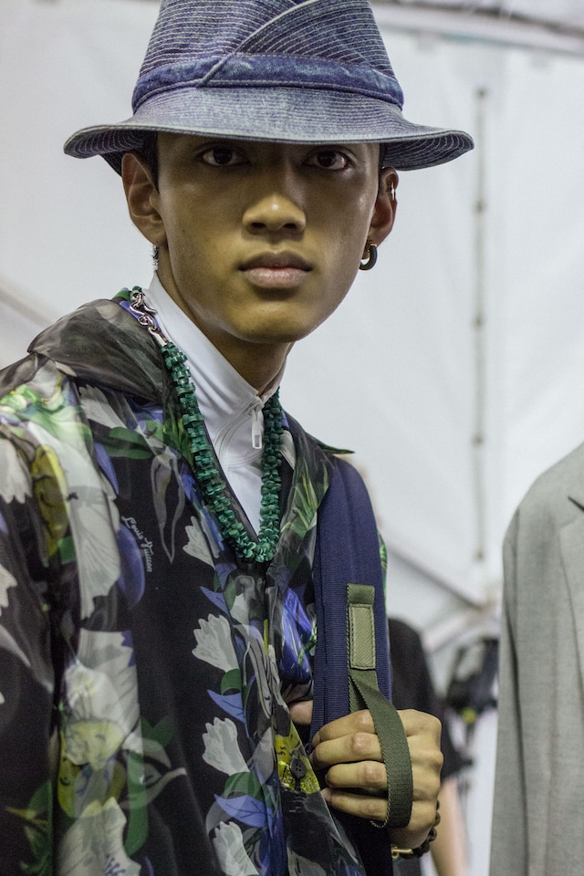 Louis Vuitton backstage ss18 menswear paris show 5