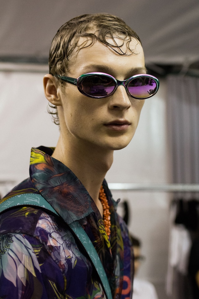 Louis Vuitton backstage ss18 menswear paris show 9