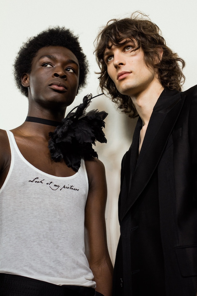 ann demeulemeester menswear ss18 paris robert mapplethorpe 4