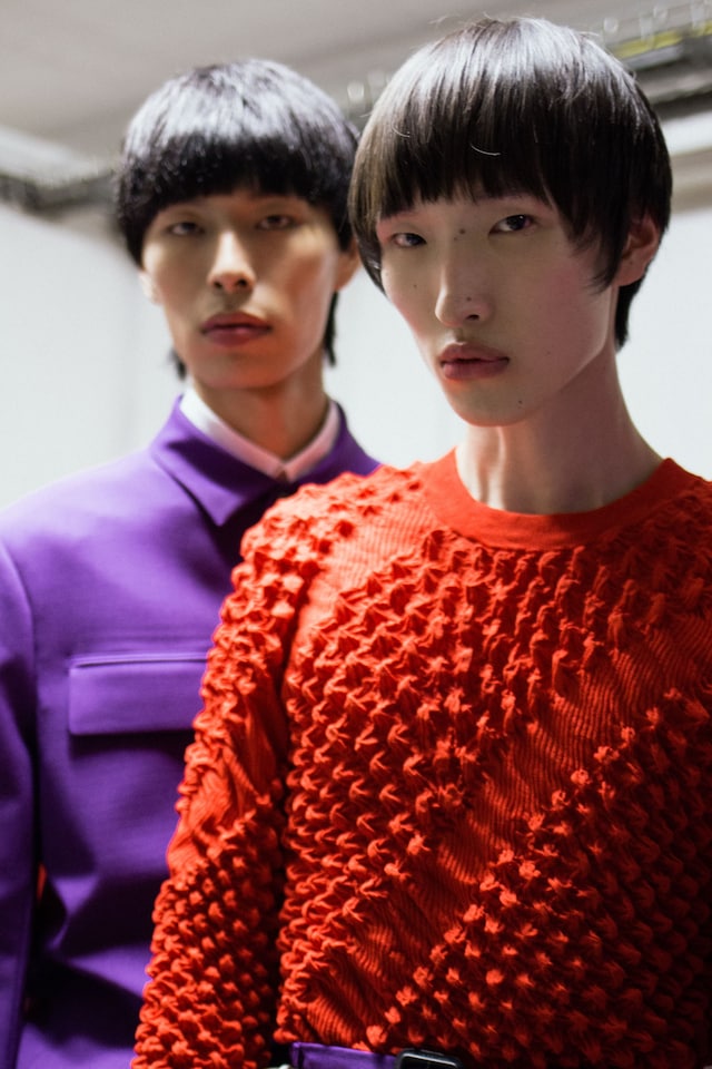 Kenzo SS18 mens womens paris show backstage 15