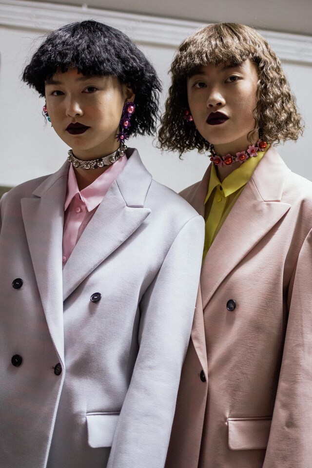 Kenzo SS18 mens womens paris show backstage 4