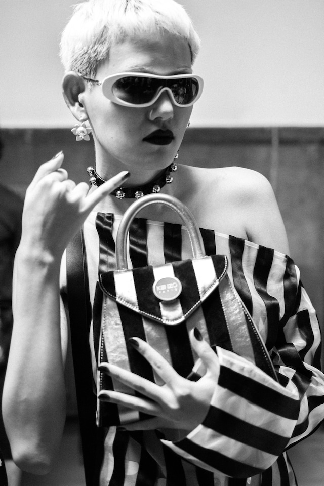 Kenzo SS18 mens womens paris show backstage 13