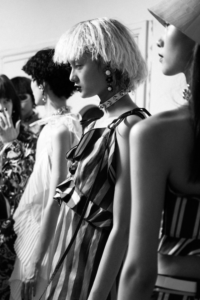 Kenzo SS18 mens womens paris show backstage 26
