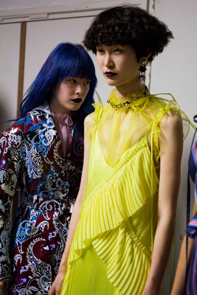 Kenzo SS18 mens womens paris show backstage 24