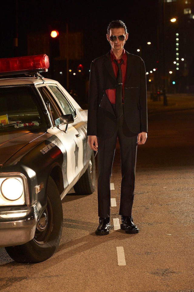 yang li cop police car ss18 menswear 17