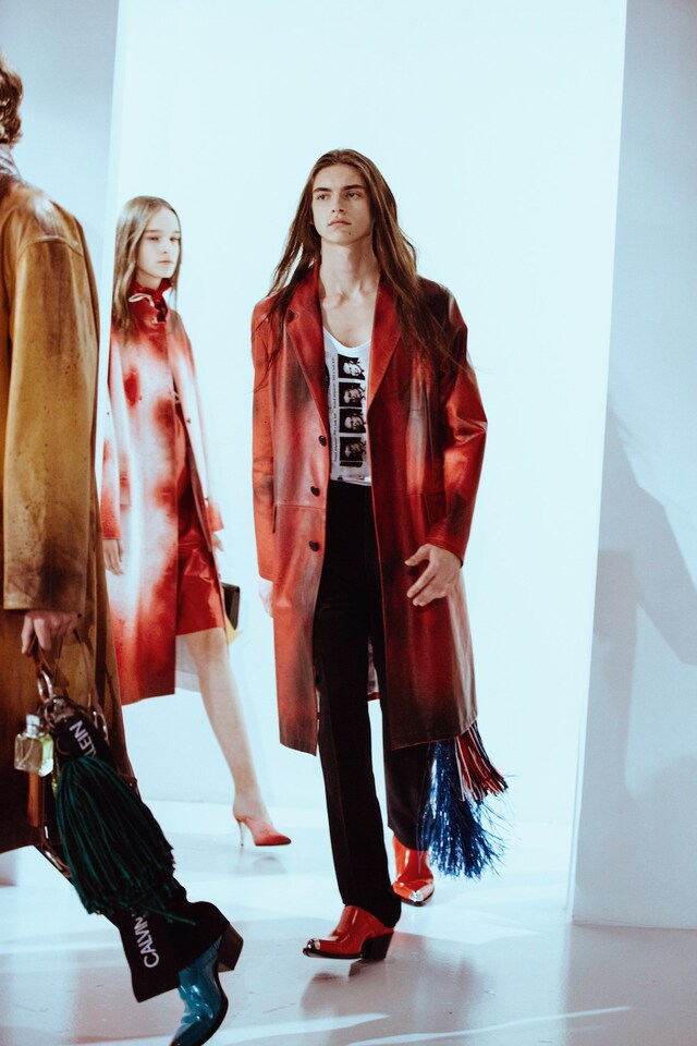 calvin klein SS18 raf simons new york andy warhol 21