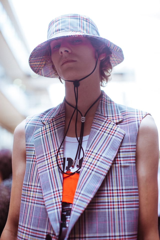 versus versace ss18 dontella csm london lfw 17