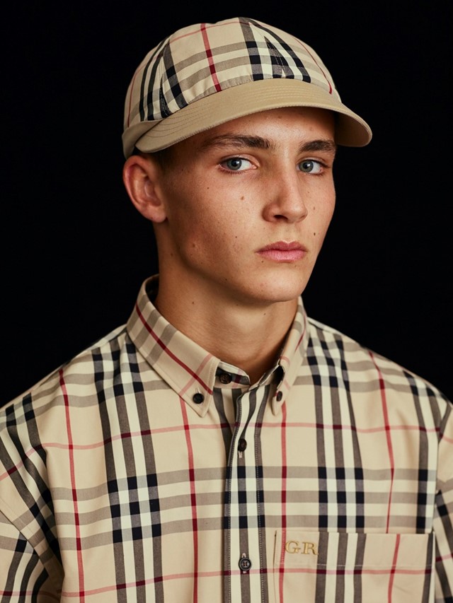 Burberry store hat chav