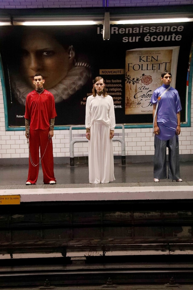 DUMITRASCU SS18 paris metro pfw fashion 0