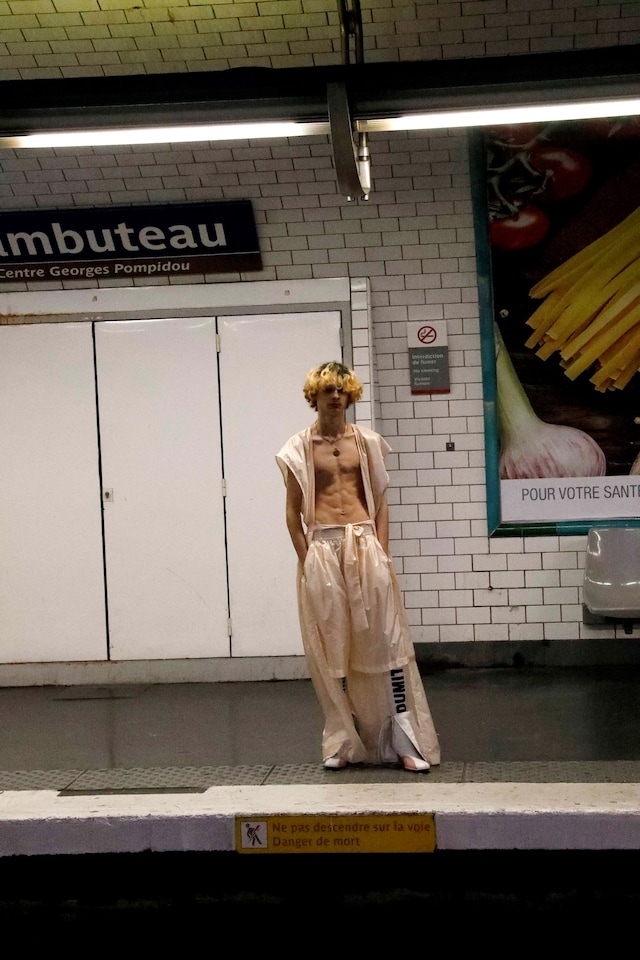 DUMITRASCU SS18 paris metro pfw fashion 1