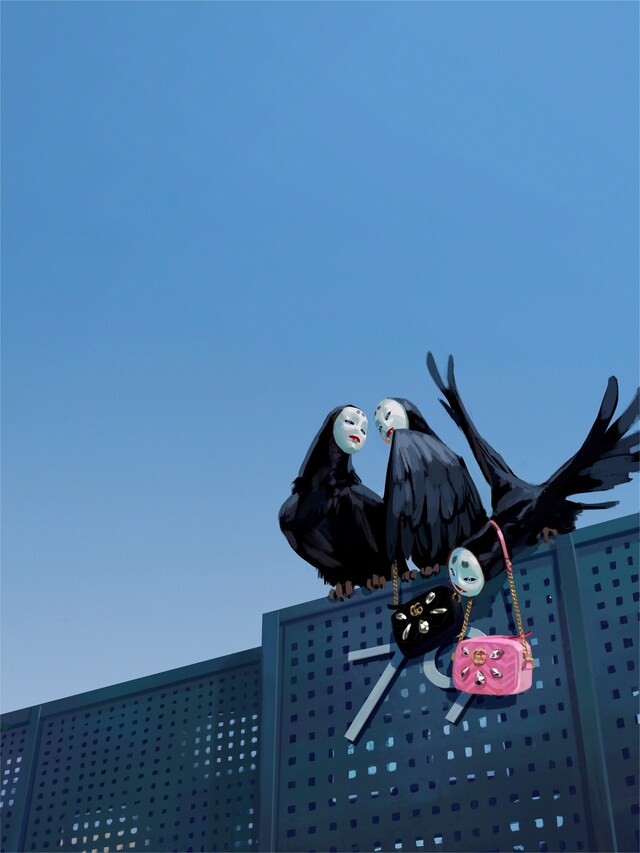 gucci illustration fashion ignasi monreal gift giving 0
