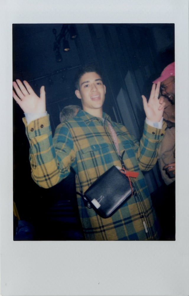 Dazed Virgil Abloh Off White party polaroids 2