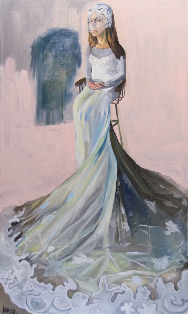 Kirke, Jemima, Domino, 2017, Oil on canvas, 54 x 3 2