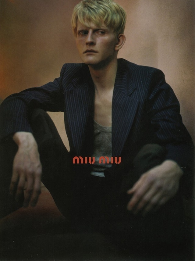 miu miu menswear campaign miuccia prada 2