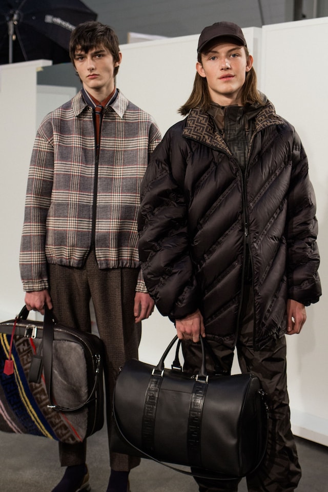 Fendi AW18 backstage milan mfw 3