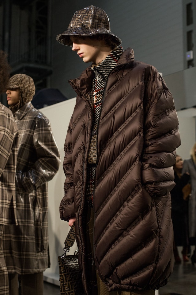 Fendi AW18 backstage milan mfw 2