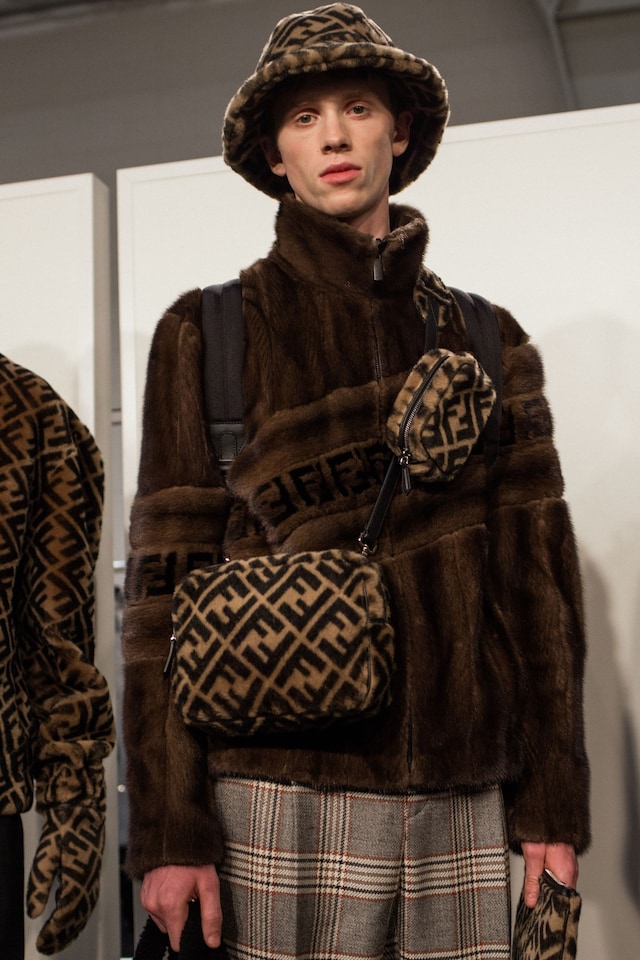 Fendi AW18 backstage milan mfw 8