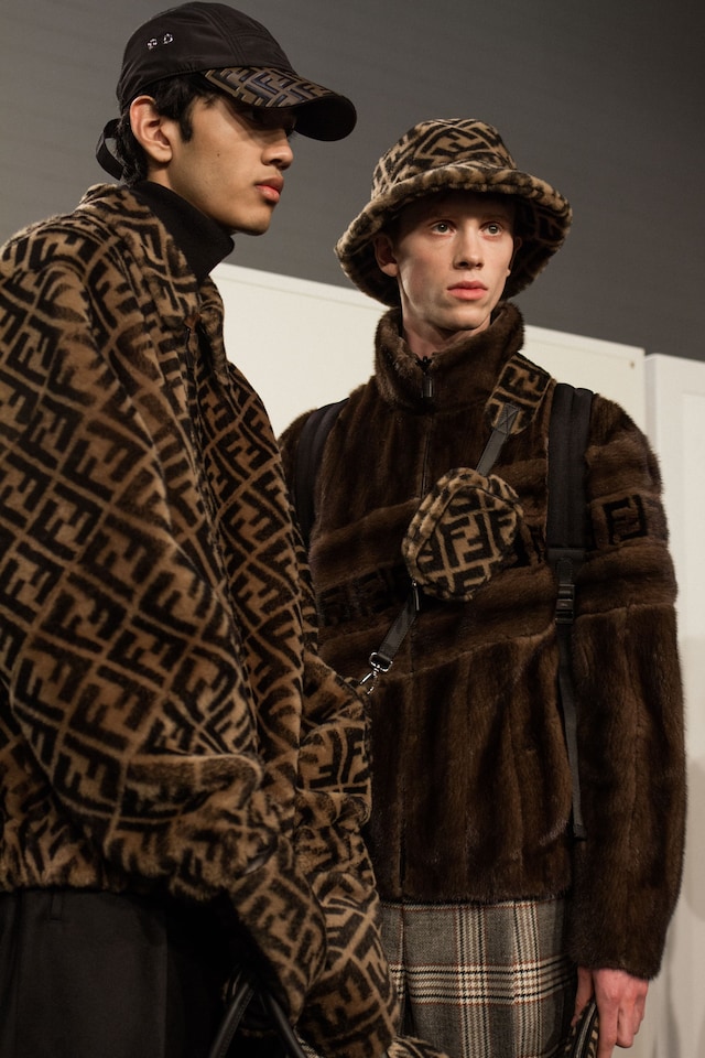 Fendi AW18 backstage milan mfw 12
