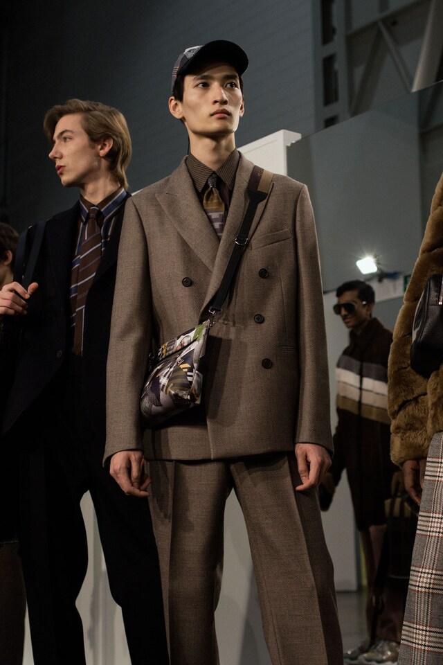 Fendi AW18 backstage milan mfw 17