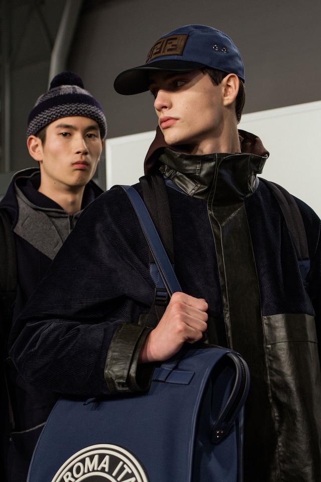 Fendi AW18 backstage milan mfw 19