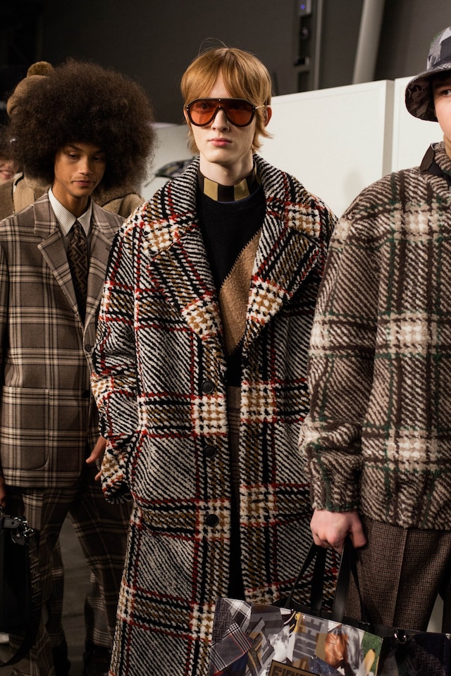 Fendi AW18 backstage milan mfw 21