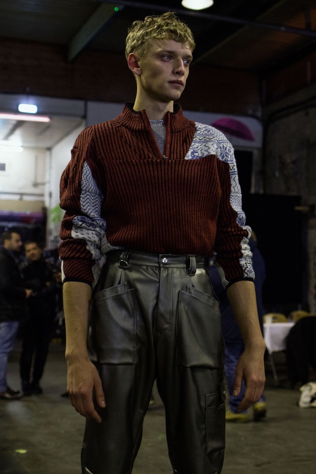 Backstage at GmbH AW18 paris pfw 0