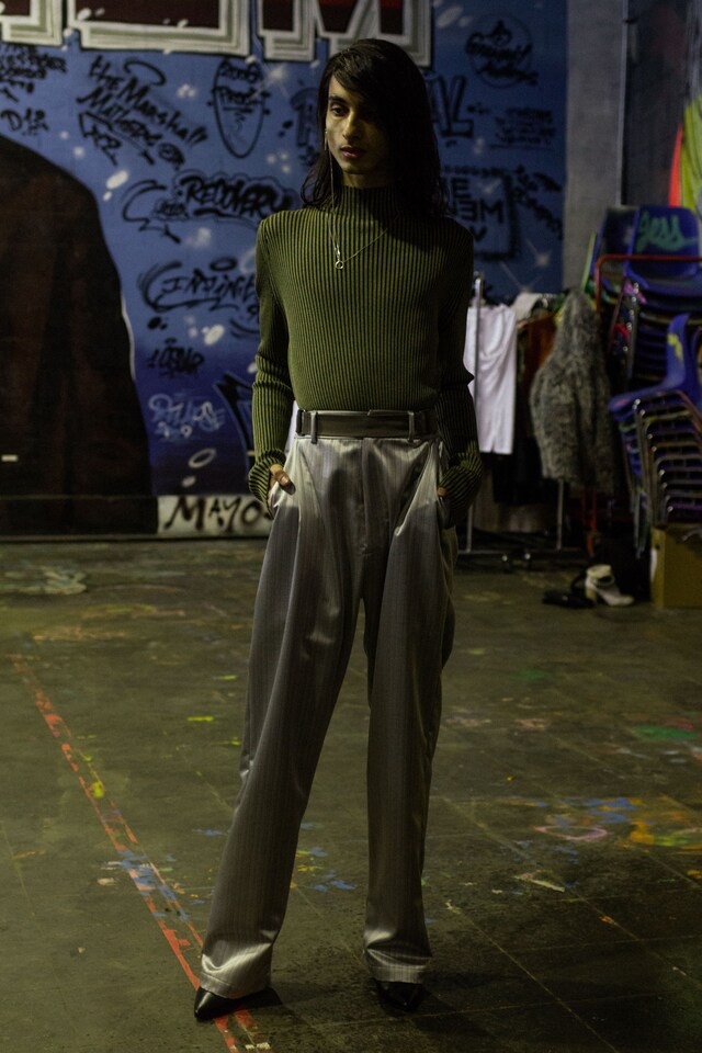 Backstage at GmbH AW18 paris pfw 7