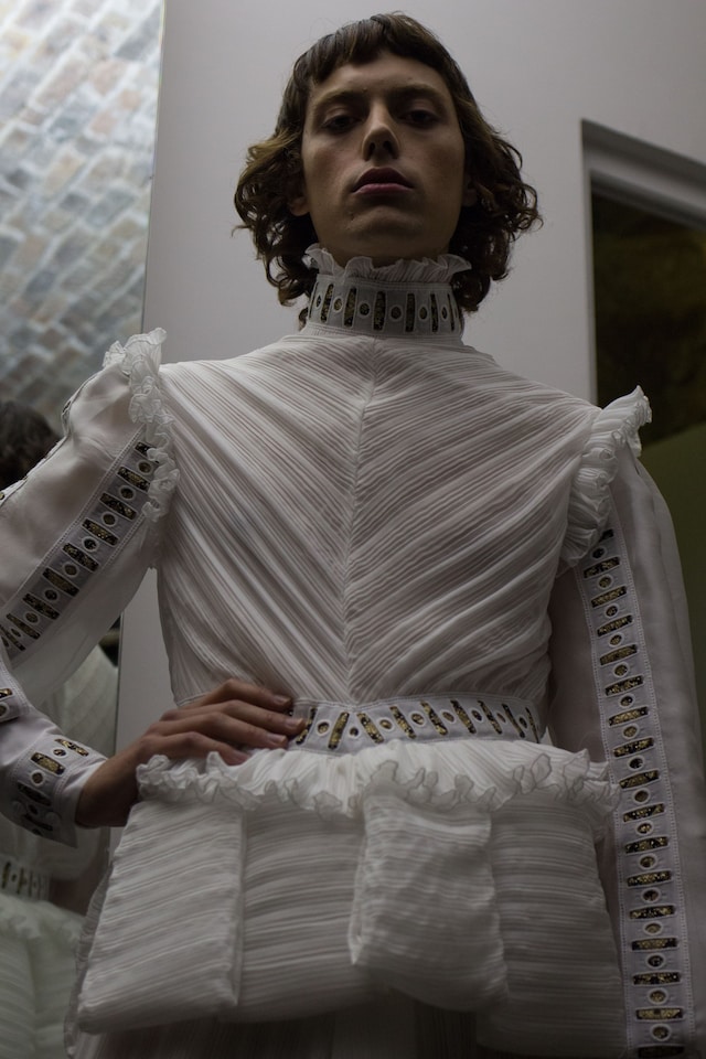 Backstage at Palomo Spain AW18 1
