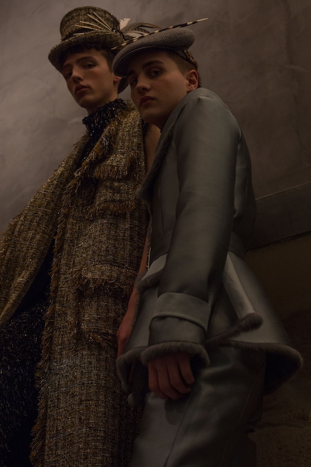 Backstage at Palomo Spain AW18 2