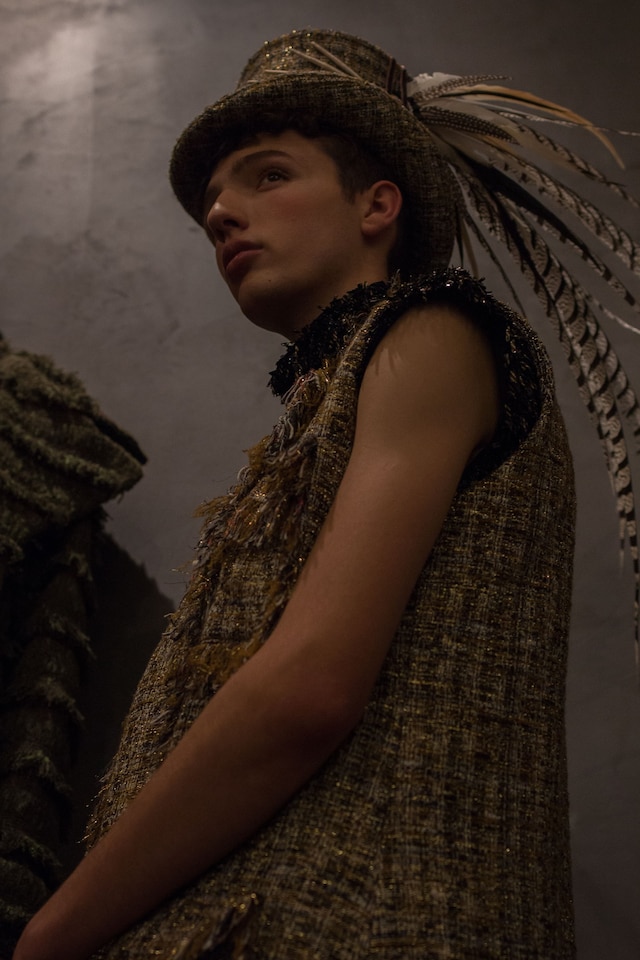 Backstage at Palomo Spain AW18 19