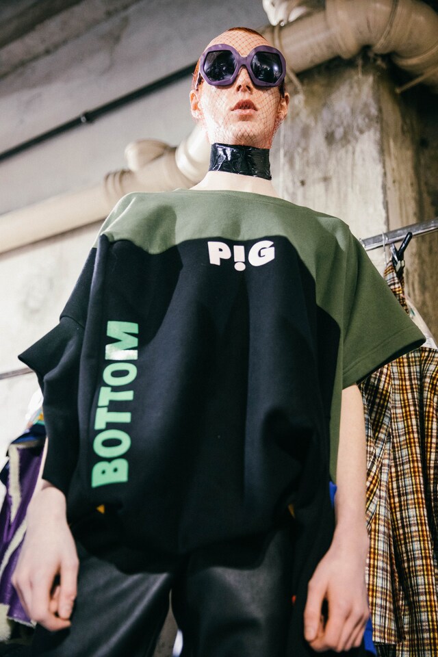 Backstage at Walter Van Beirendonck AW18 paris pfw 9