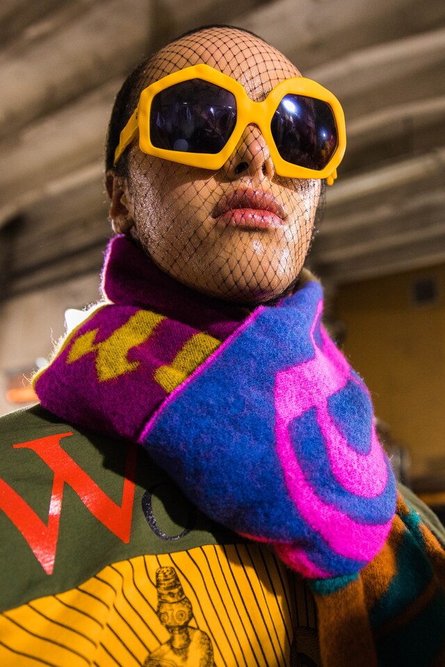 Backstage at Walter Van Beirendonck AW18 paris pfw 18