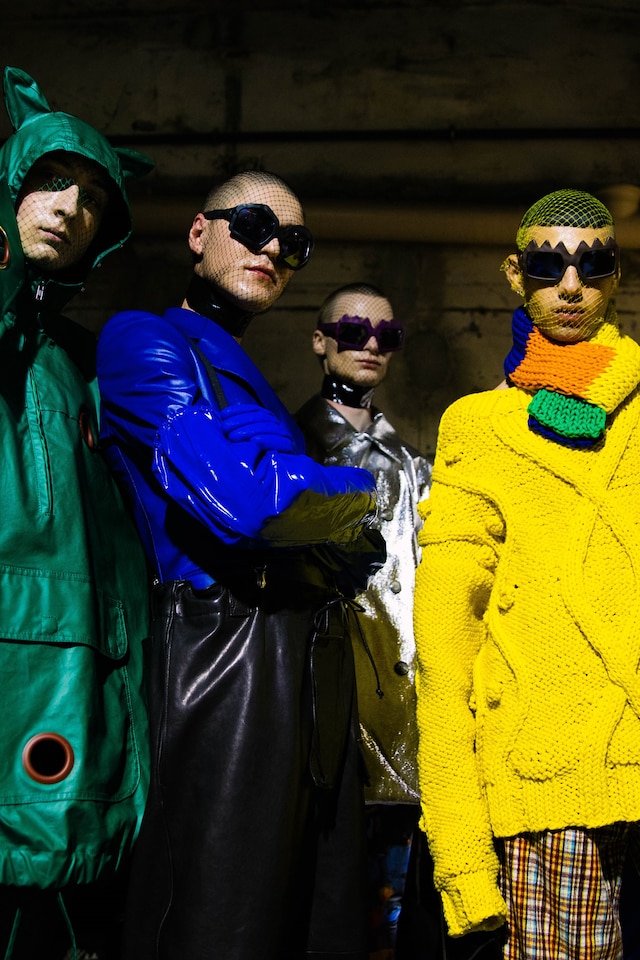 Backstage at Walter Van Beirendonck AW18 paris pfw 0