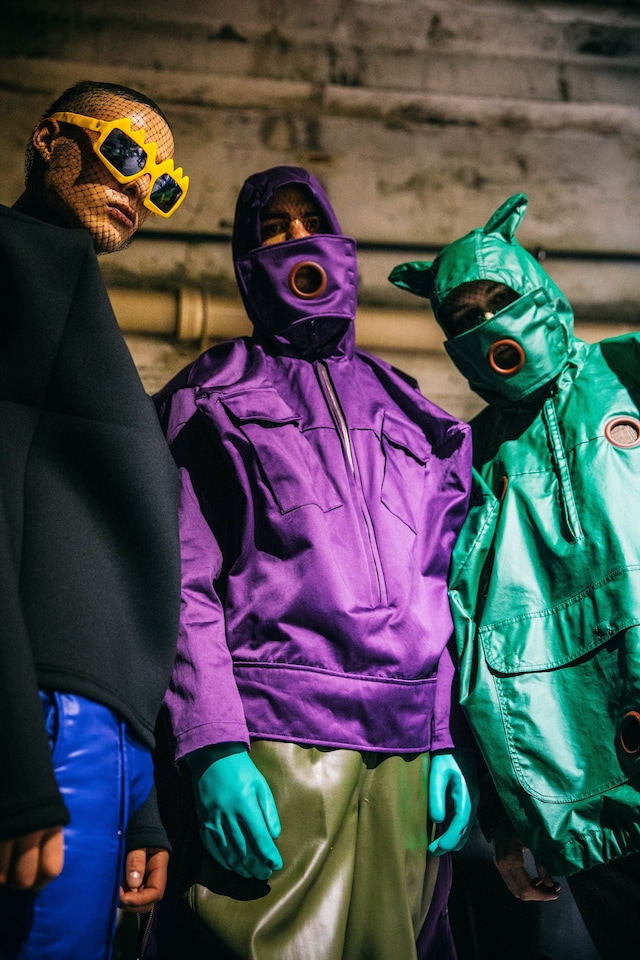 Backstage at Walter Van Beirendonck AW18 paris pfw 12